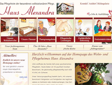 Tablet Screenshot of hausalexandra.com